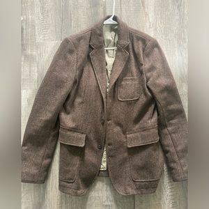 Brown tweed sport coat